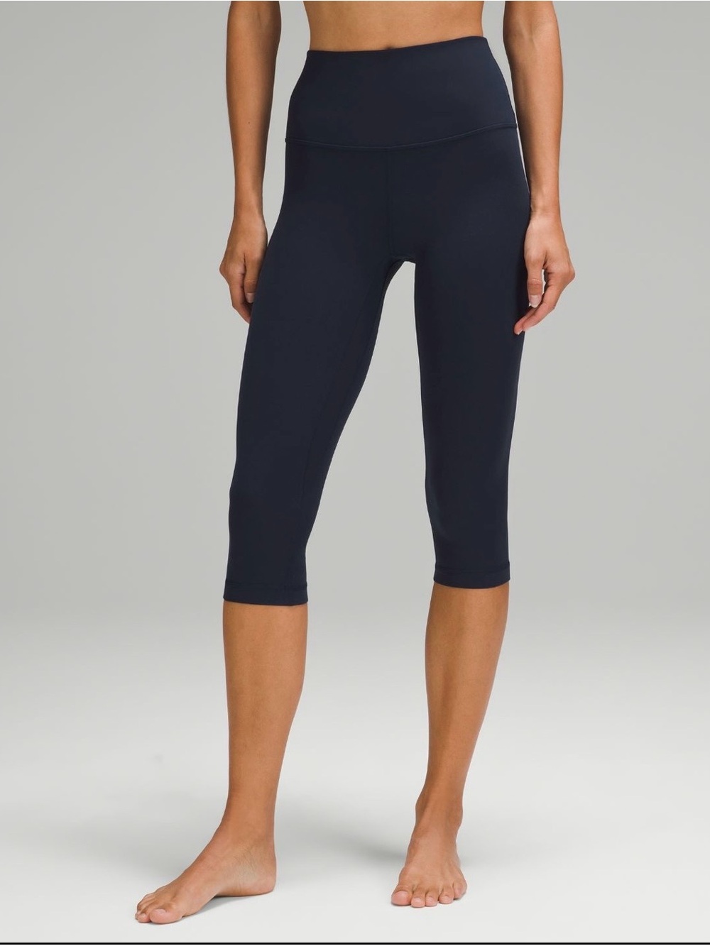 lululemon athletica Navy High-Rise Align cropped leggings